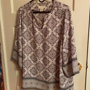 Cynthia Rowley 3/4 sleeve blouse.